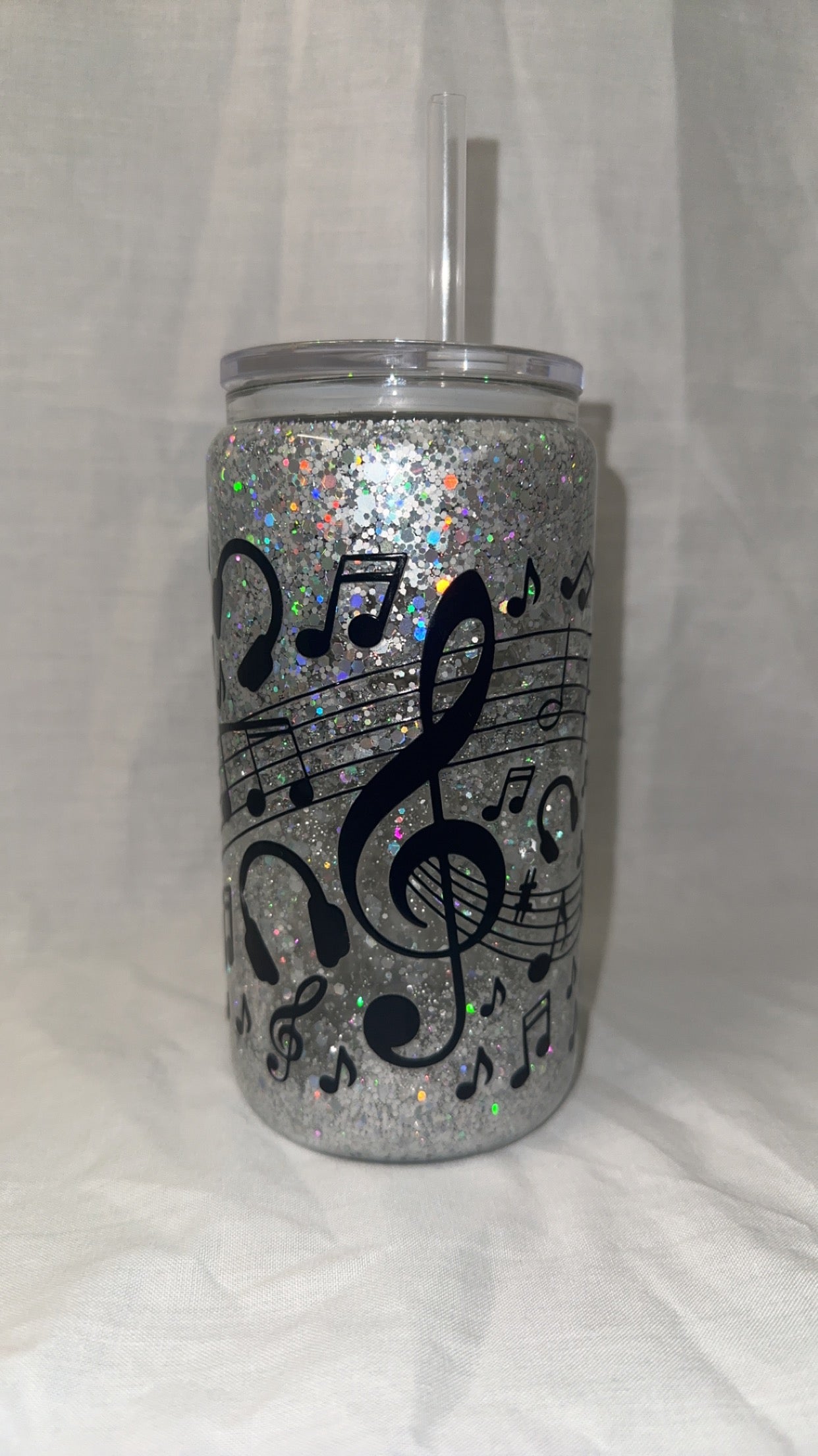 SALE - Pre-made Acrylic Music Snowglobe