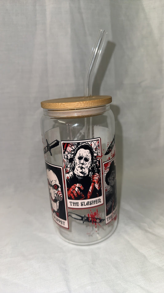 SALE - Pre-made Horror Glass Tumblr